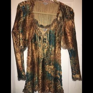 2 Piece Sz M Komarov camisole and jacket